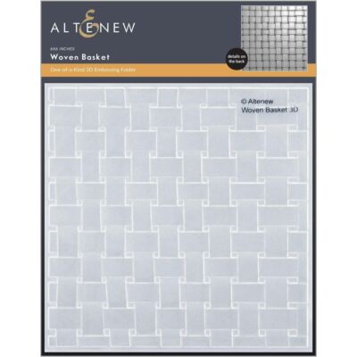 Woven Basket 3D Embossing Folder