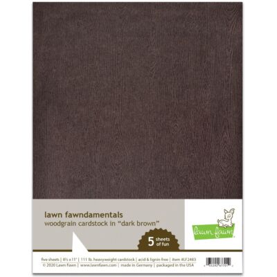 Woodgrain Cardstock-Dark Brown