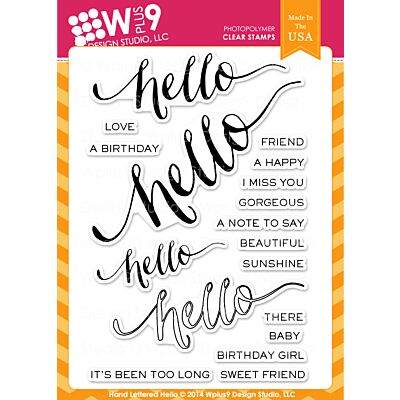 Hand Lettered Hello Image 1