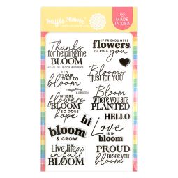 WF Full Bloom Sentiments Stamp