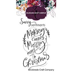 Savvy Sentiments - Merry Merry Mini Stamp