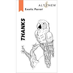 Exotic Parrot Stamp