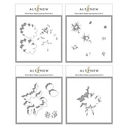 Flower Bunch Simple Layering Stencil Set (4 in 1)