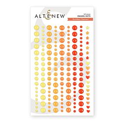 Altenew Golden Sunset Enamel Dots for cardmaking and paper crafts.  UK Stockist, Seven Hills Crafts