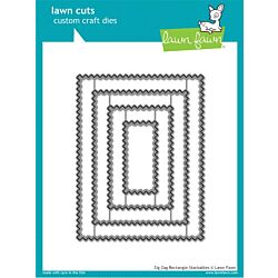 Zig Zag Rectangle Lawn Cut