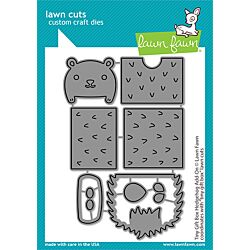 Tiny Gift Box Hedgehog Add-On Die