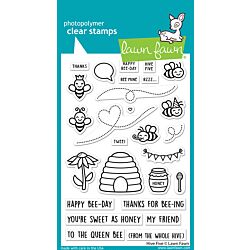 Lawn Fawn Uk Stockist - Hive Five Stamp for papercrafts and card making
Sevenhillscrafts