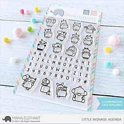 Little Signage Agenda Stamp