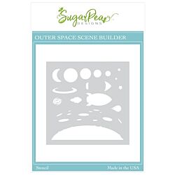 Outer Space Scene Builder Stencil