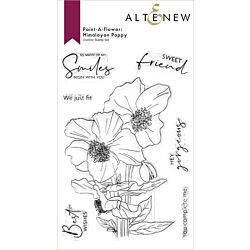 Paint-A-Flower Himalayan Poppy Stamp