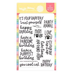 Pawsome Birthday Sentiments Stamp