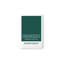 Rainforest Inkpad by Concord and 9th UK Stockist, Seven Hills Crafts 5 star rated for customer service, speed of delivery and value