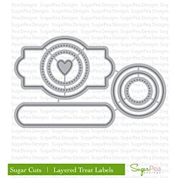 Layered Treat Label SugarCut Image 1