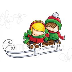 The Littles Tobogganing