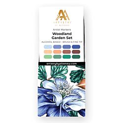 Woodland Green Alcohol Marker set  by AlteNew, Seven Hills Crafts 5 star rated for customer service, speed of delivery and value