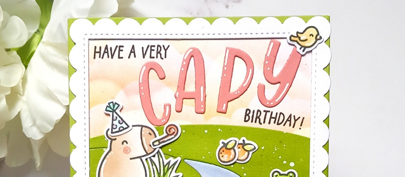 Capy Birthday - Lawn Fawn Capybaras