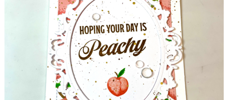 Peachy Keen Birthday Card