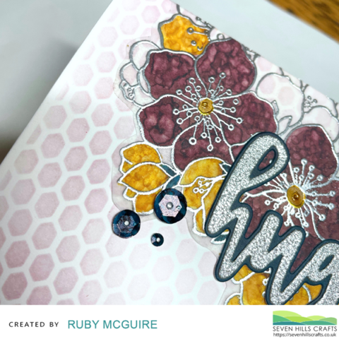 Marbled Magic: Vellum Floral Card with Artist Markers 