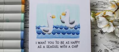 Happy as a Seagull with a Chip